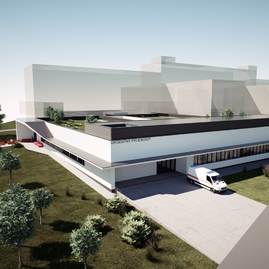 Zväčšiť fotografiu - Bojnická nemocnica sa rozrastie o nový pavilón centrálnej sterilizácie - A1